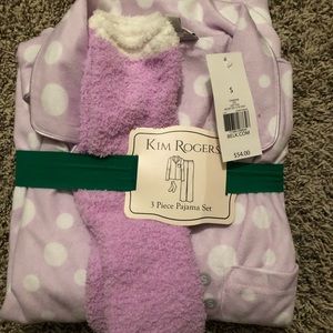 Kim Rogers pink pajama set